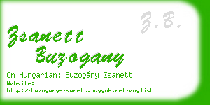 zsanett buzogany business card